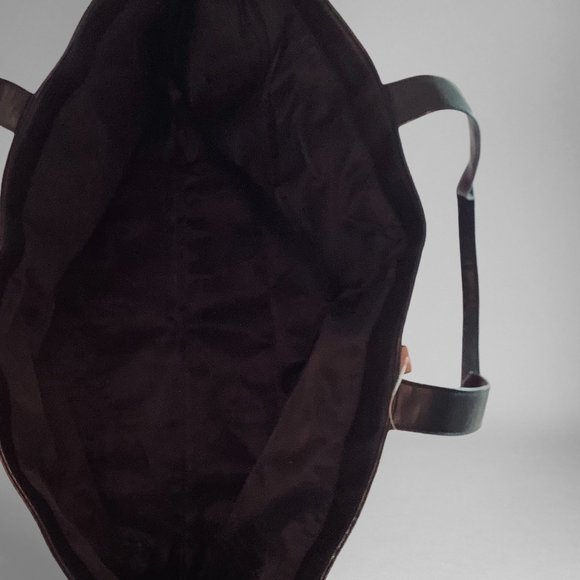 Victoria's Secret Red Canvas Tote Braided Large - Picture 8 of 10